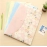 Cartoon horizontal file bag A4 button information bag Document bag PP waterproof storage bag Office supplies