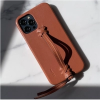 Suitable for iPhone 13/14 phone case ins style Apple 11 phone leather case simple pull cord
