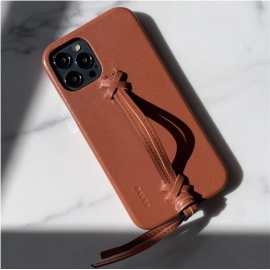Suitable for iPhone 13/14 phone case ins style Apple 11 phone leather case simple pull cord